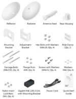 POINT D'ACCÈS EXTÉRIEUR UBIQUITI POWERBEAM PBE-5AC-500