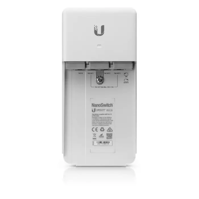 Commutateur extérieur Ubiquiti NanoSwitch 4 ports N-SW