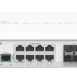 MikroTik CRS112-8G-4S-IN Commutateur Géré L3, 8 Gigabit PoE, 4 SFP
