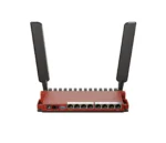 Mikrotik L009UiGS-2HaxD-IN routeur sans fil Gigabit Ethernet Monobande (2,4 GHz) Rouge