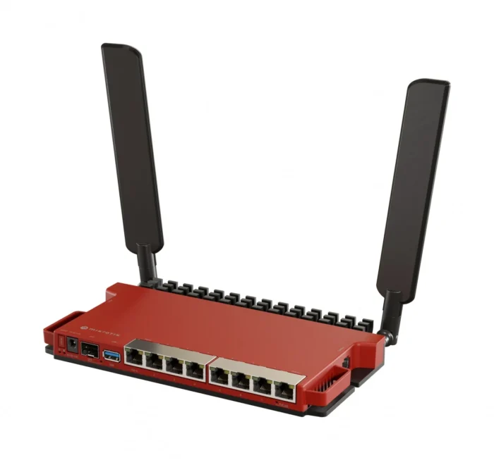 Mikrotik L009UiGS-2HaxD-IN routeur sans fil Gigabit Ethernet Monobande (2,4 GHz) Rouge