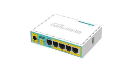 Mikrotik RB750UPR2 hEX PoE lite Routeur connecté Fast Ethernet Blanc