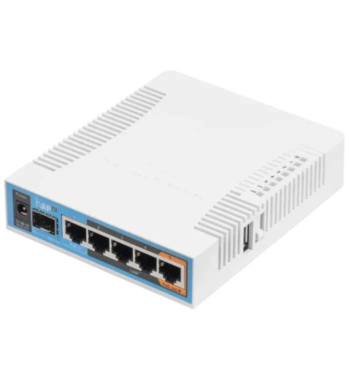 Mikrotik hAP ac 500 Mbit/s Blanc Connexion Ethernet, supportant l'alimentation via ce port (PoE)